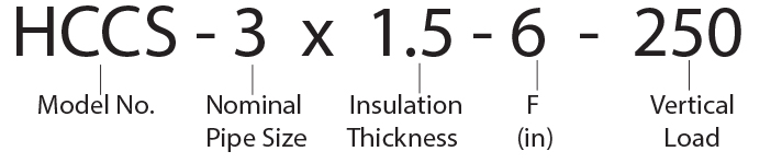 HCCS - 3 x 1.5 - 6 - 250 Calcium Silicate Hot Shoe