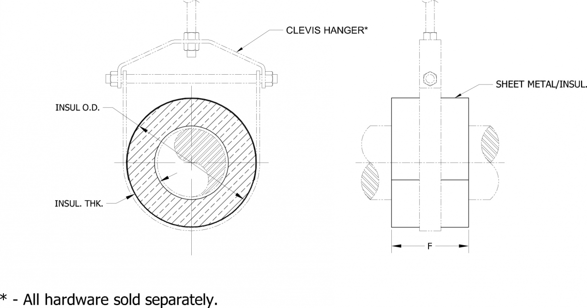 Calcium Silicate HC-4000 Pipe Support