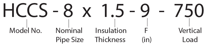 HCCS - 8 x 1.5 - 9 - 750 Calcium Silicate Hot Shoe