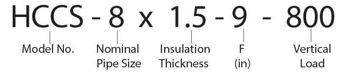 HCCS - 8 x 1.5 - 9 - 800 Calcium Silicate Hot Shoe
