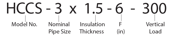 HCCS - 3 x 1.5 - 6 - 300 Calcium Silicate Hot Shoe