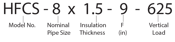HFCS - 8 x 1.5 - 9 - 625 Calcium Silicate Hot Shoe