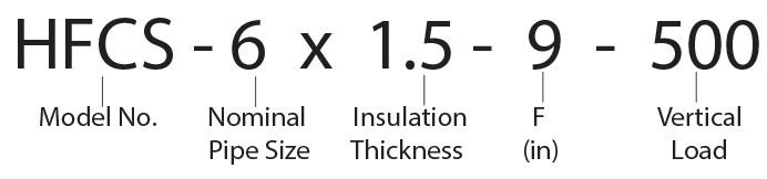 HFCS - 6 x 1.5 - 9 - 500 Calcium Silicate Hot Shoe