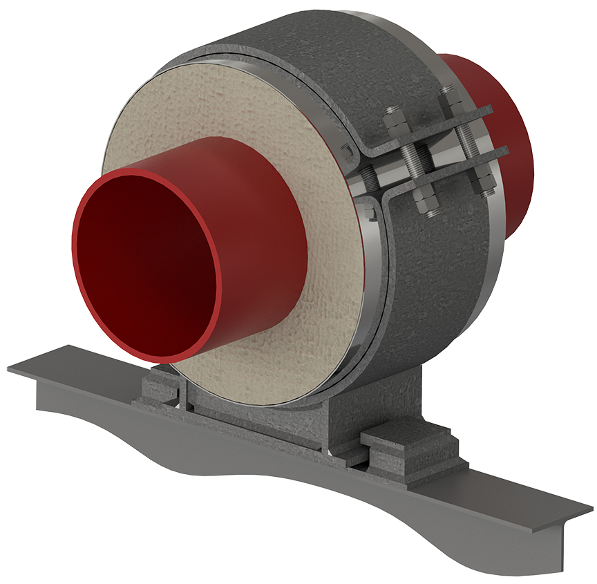 Calcium Silicate High Temperature Pipe Support