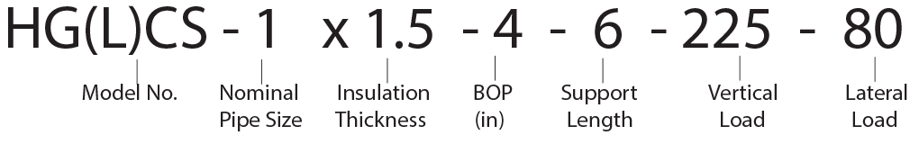 HG(L)CS - 1 x 1.5 - 4 - 6 - 225 - 80 Calcium Silicate Hot Shoe