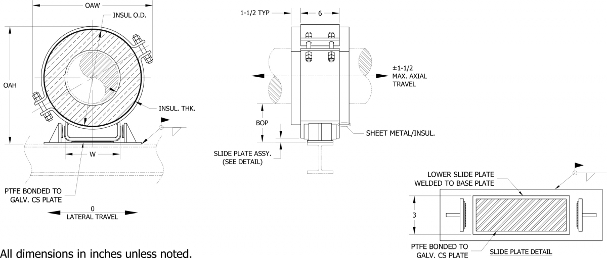 Calcium Silicate HG-7000 Pipe Support