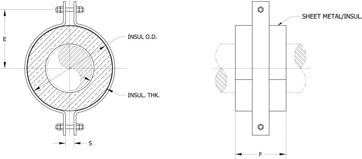 Calcium Silicate HH-1000 Pipe Support