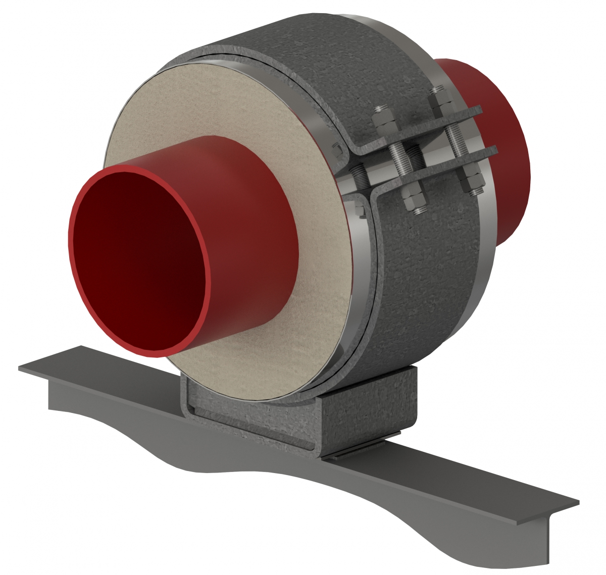 Calcium Silicate High Temperature Pipe Support