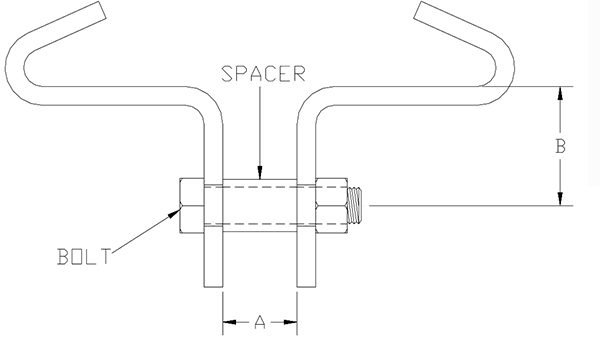 beam clamp drawing