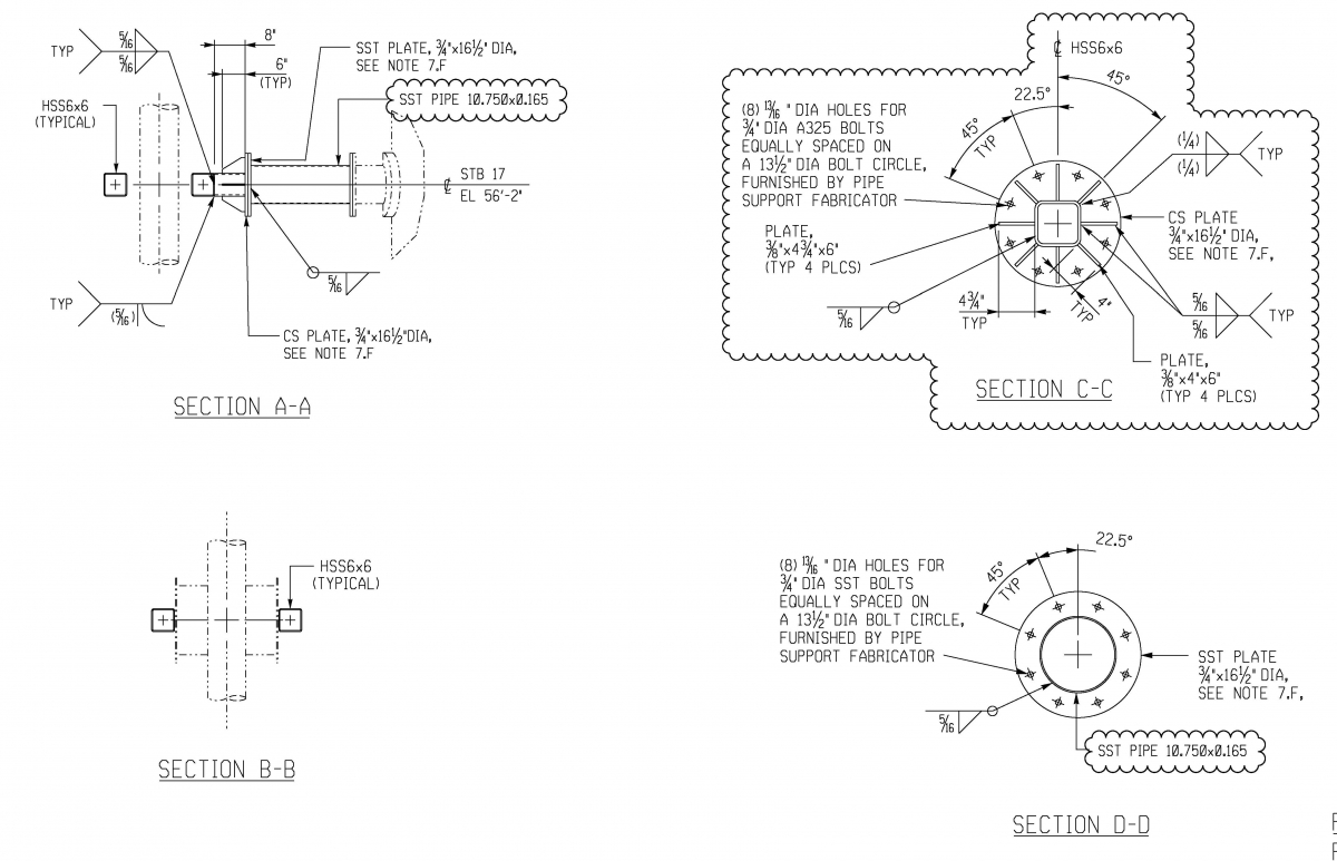 Fabricated Steel Drawing