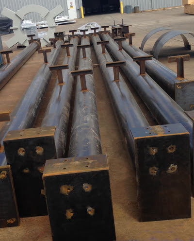 Pipe Stands for a local LNG Plant