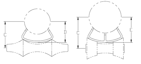 protection saddle drawing