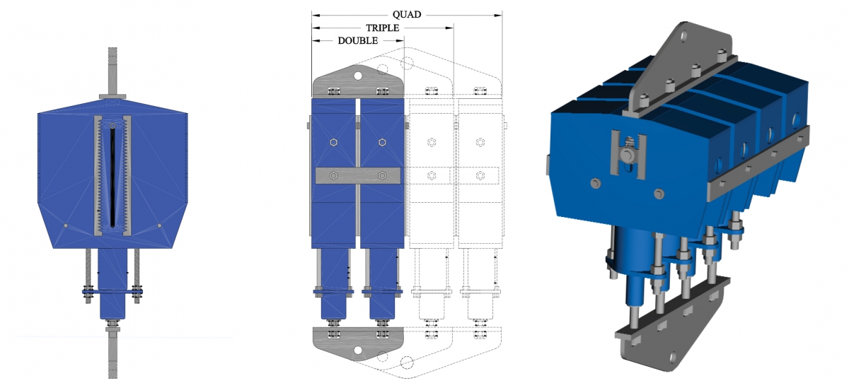 Quad Unit Cam Roller Constant Assemblies