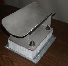 Pipe Cradle Support with Micarta G10 Isolation Block